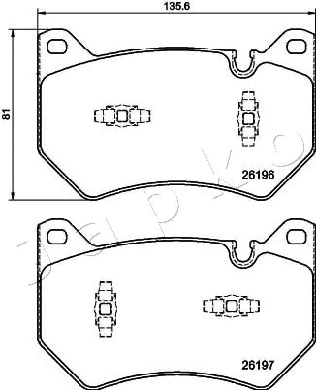 Fits JAPKO 500963 HAM PADS.   ⭐UK Stock⭐