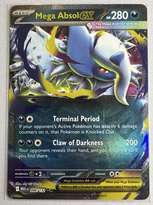 Pokemon TCG Mega Absol ex 086/132 Me01: Mega Evolution