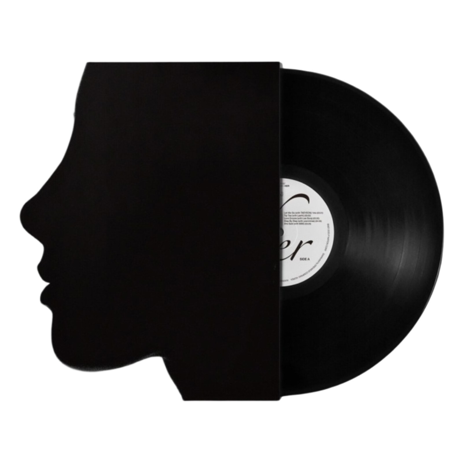 Crush With Her LP Black (Made In Czech) Vinyl Record Korean Album