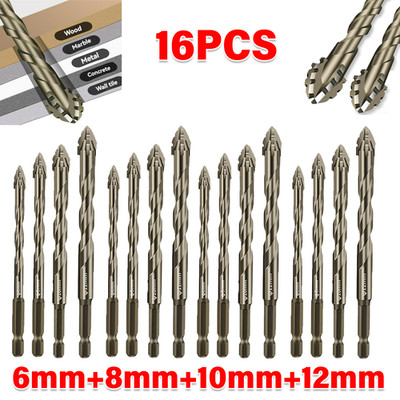Quad Edge Sawtooth Drill Bit,High Strength 4 Flute Serrated Eccentric Drill Bit