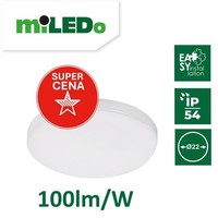 Led Pro 15W-NW-O Deckenleuchte Rund Ø22 1500Lm 4000K Duno 31240