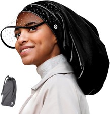 Satin Lined Waterproof Rain Cap Adjustable