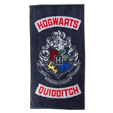 Toalla de playa Harry Potter Hogwarts Quidditch Crest 34X64