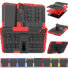 For iPad 5th 6th 7th 8th 9th Gen Mini Air Pro Soft Rubber Hard Stand Case Cover