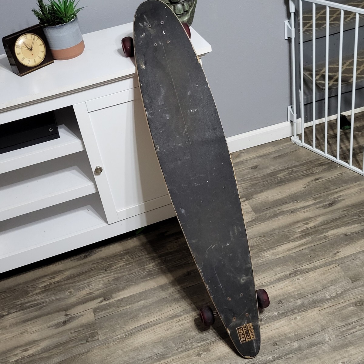 Vintage Vision Street Wear Longboard Skateboard Deck Sidewalk