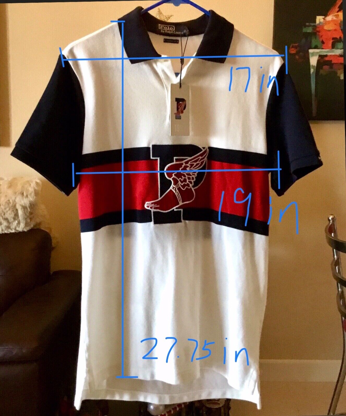 Vintage Polo Ralph Lauren 1992 Stadium P Wing Shirt RRL Snow Beach CP 93 Hi  tech