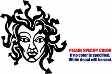 Medusa Face Graphic Die Cut decal sticker Car Truck Boat Window Bumper 9"