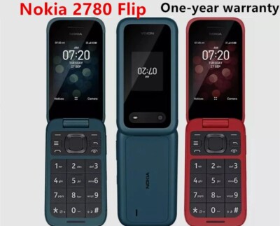 Nokia 2780 Flip 4G LTE WIFI 512MB GSM Big Keyboad 2.7