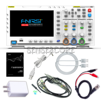 FNIRSI 1014D Digital Oscilloscope Storage 100MHz Dual Channel Signal Generator