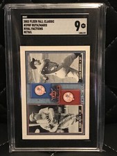 2002 Fleer Fall Classics Babe Ruth/ Roger Maris #39RF Baseball Card SGC 9 Mint