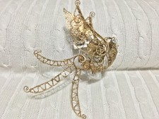 Katherine's Christmas Collection Wire Glitter Jewel Bird Ornament