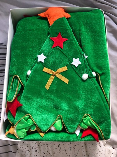 Christmas Tree Costume and Hat set Deluxe Fancy Dress Unisex One size fits most - Picture 8 of 8
