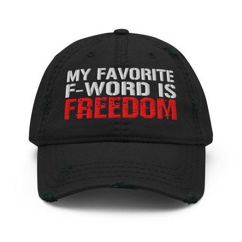 Gorra de béisbol My Favorite F-word Día de la Independencia de la Libertad Sombrero de papá - Imagen 56 de 81