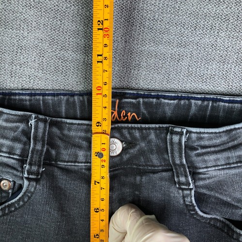 Boden Jeans Girls 11 Youth Gray Straight Leg Adjustable Waist - Picture 5 of 12