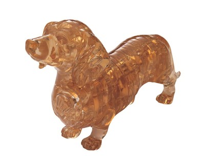 Bepuzzled Dachshund 3D Crystal Puzzle 41 Piece Jigsaw Puzzle
