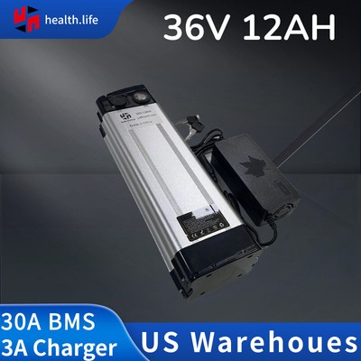 36V12Ah 800W EBIKE Battery Pack Lithium Ion 30A BMS 3A li-ion Electric Bicycles
