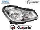 RH Right Head Light Lamp Halogen (Chrome) For Mercedes Benz C Class W204 10~14