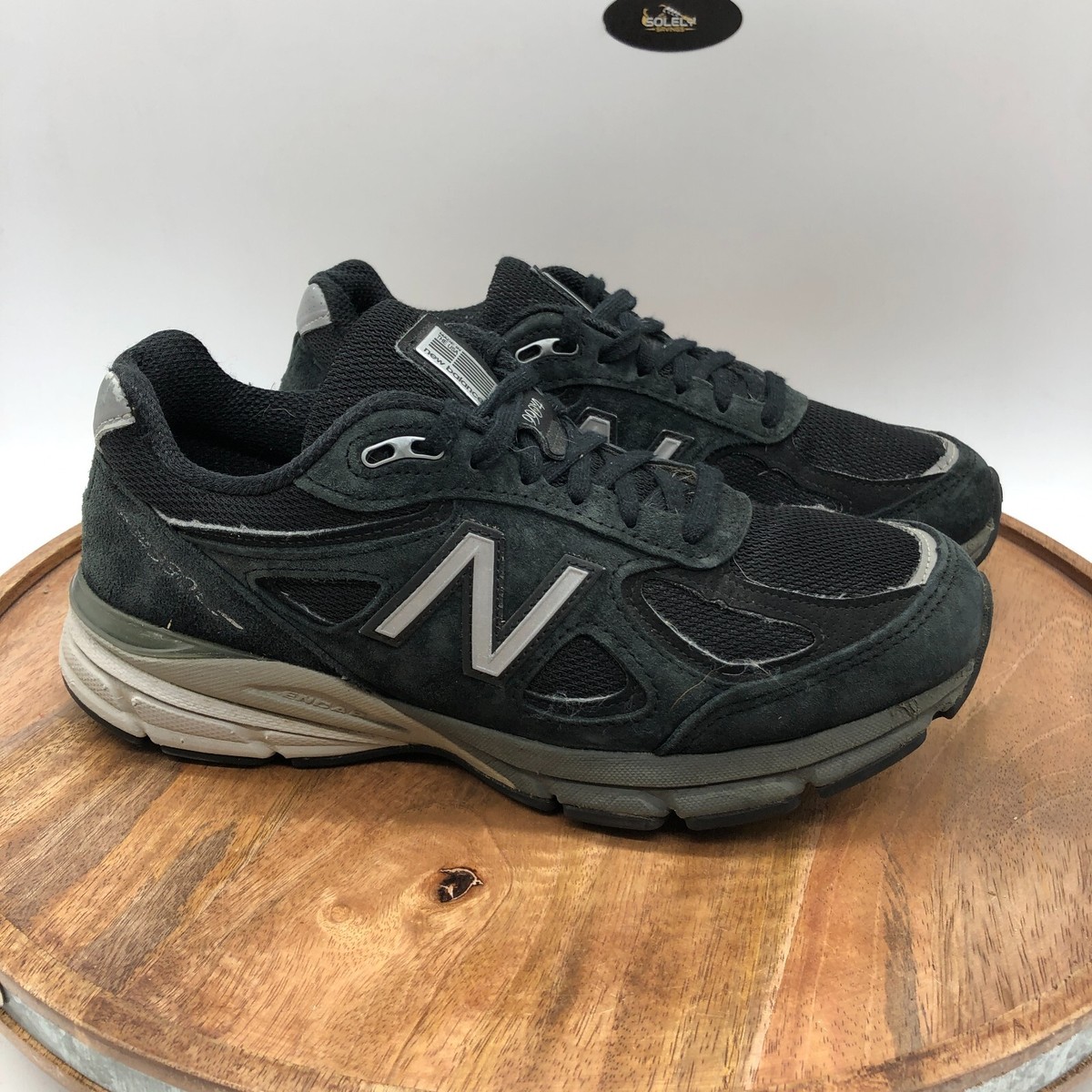 Running Shoes Black Suede New Balance Womens New Balance Womens