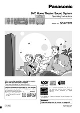 Panasonic SC-HT670 Home Theater System Owners Instruction Manual  			