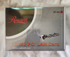 Rosewill RC-402 10/100Mbps PCI LAN Network Card New In Box Sealed
