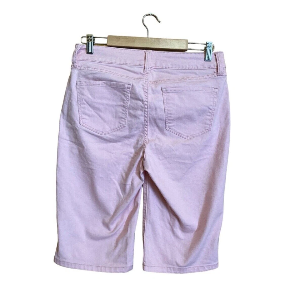 Bermudas rosa recto tiro medio St John's Bay para mujer talla 6 Foto 2 de 4