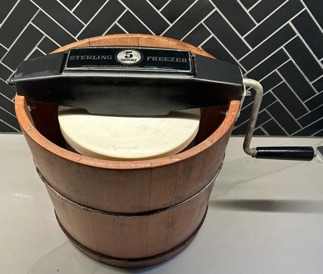 Richmond cedar works ice cream maker instructions hot sale