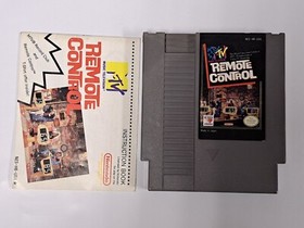 MTV Remote Control NES Game Cartridge, manual, Original Box