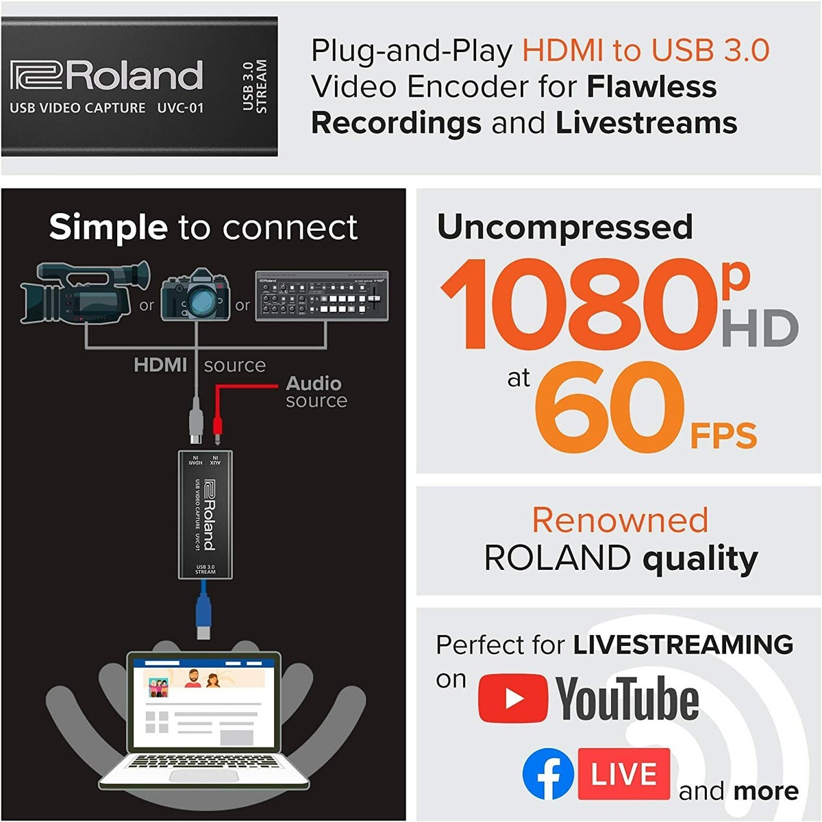 Roland/UVC-01 USB VIDEO CAPTURE | eBay Roland/UVC-01 USB VIDEO CAPTURE | eBay