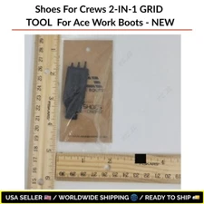 Shoes For Crews 2-IN-1 GRID TOOL  For Ace Work Boots - NEW