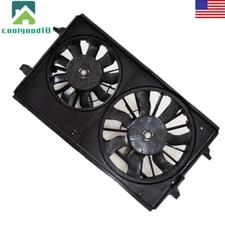 Dual Radiator Cooling Fan Assembly For 2005 2006-2009 2010 Pontiac G6 15788745