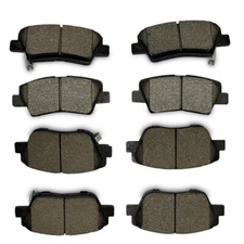 Front + Rear Ceramic Brake Pad For 2011-2015 Hyundai Sonata 2011-2016 Kia Optima