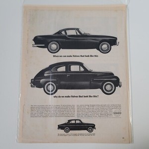 Vintage Volvo Magazine Ad Advertisement