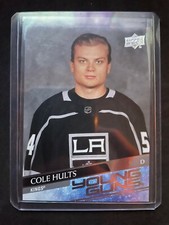 2020-21 upper deck UD extended series Cole Hults Young Guns