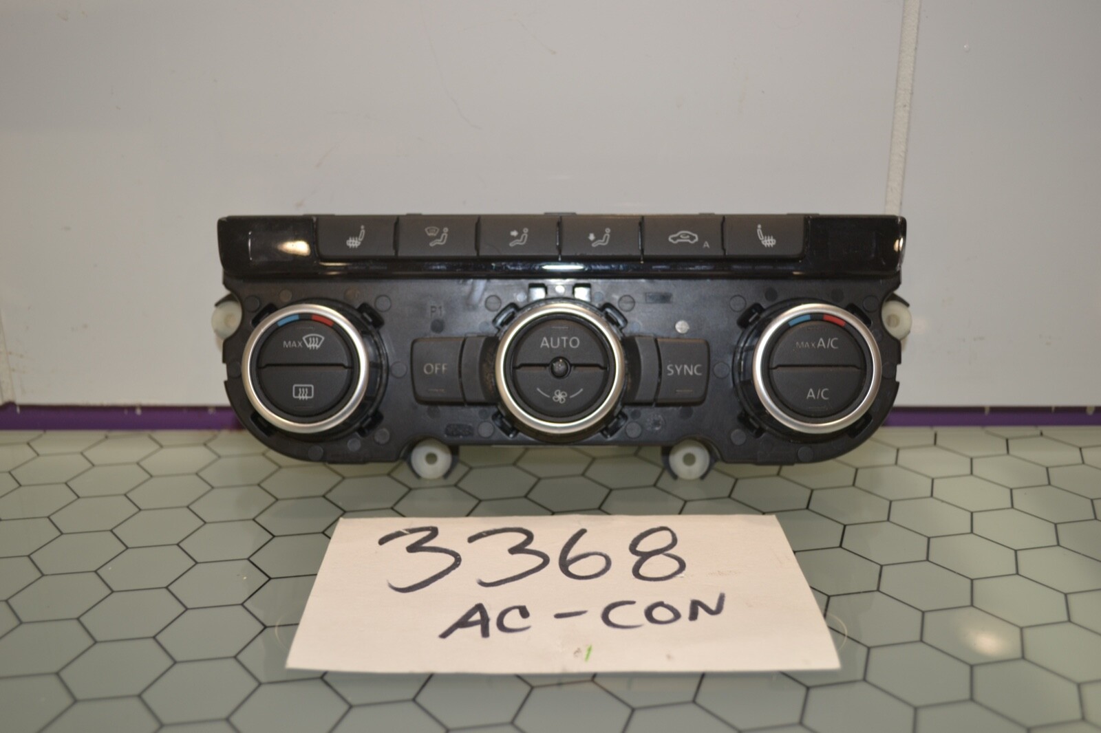 13 14 15 16 17 Volkswagen CC EOS Jetta AC and Heater Control Used Stock #3368-AC