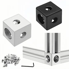 4040 Fixing Cube Connector Bracket Set M8 Brackets for 4040 Aluminum Extrusion