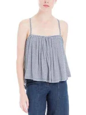 Women's Max Studio London $48 Billowy Striped Racerback Cami Top NWT
