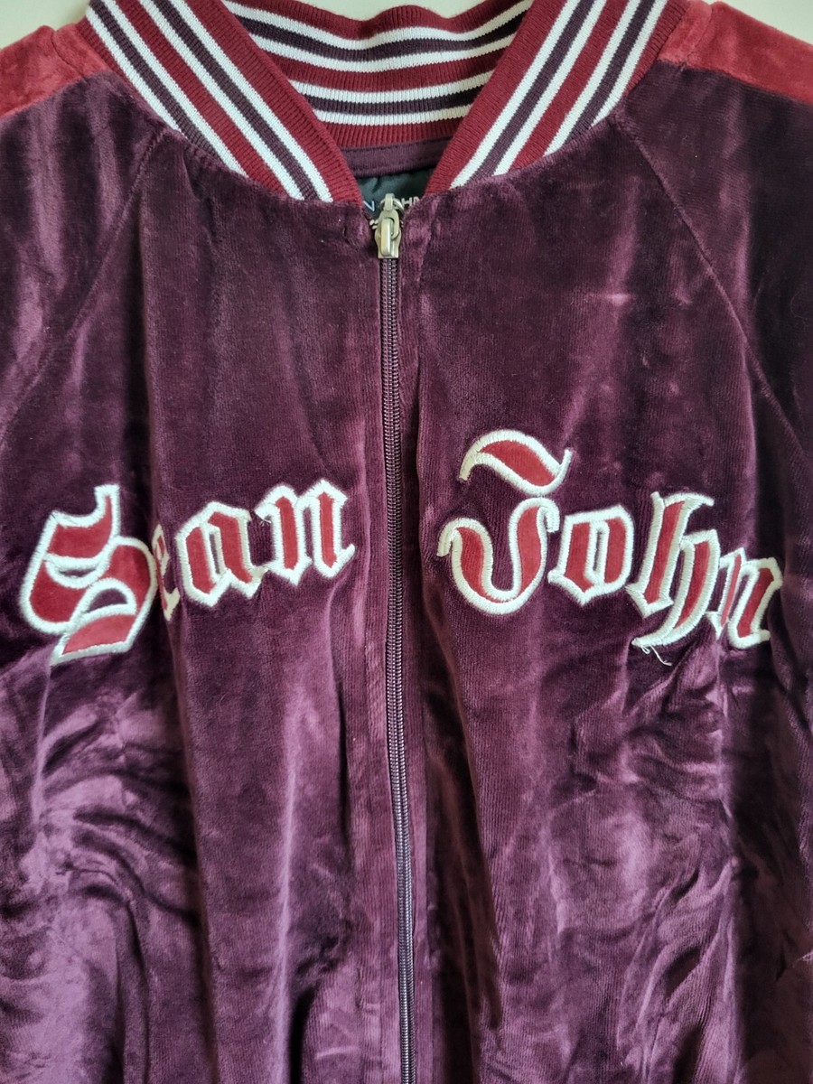 Vintage Sean John Purple Velour Track Suit Y2K OG Size XL-20 Vintage Sean John Purple Velour Track Suit Y2K OG Size XL-20