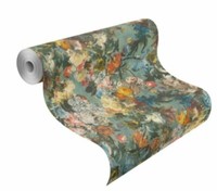 Rasch Tapete Vlies Selection 605655 Floral Orange Blau Rot GrüN Gelb Stylisch