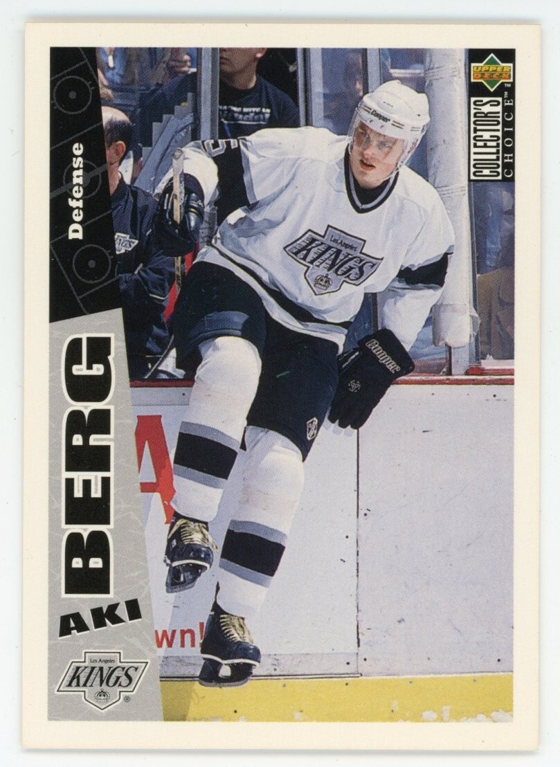 1996-97 Collector's Choice Kings Hockey Card #128 Aki Berg