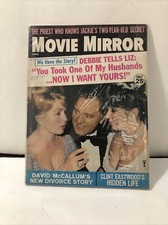 January 1966 MOVIE MIRROR Magazine Liz Taylor, Richard Burton, Debbie Reynolds