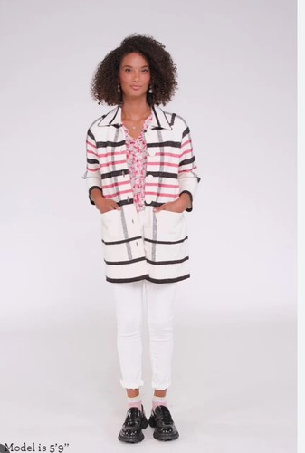 Cabi New NWT Executive Jacket #6441 White Red Black XXS - XL Was $229 - Picture 2 of 3