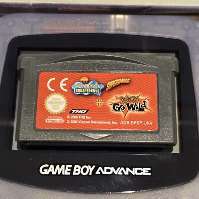 SpongeBob Schwammkopf SuperSponge & Rugrats Go Wild - Nintendo Game Boy Advanced