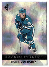2023-24 Danil Gushchin Upper Deck SP Silver Foilboard Rookie Authentics - Sharks