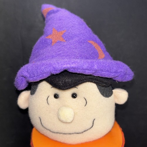 Peanuts Halloween Decor 16" Gift Tube Plush Set Of 2 Charlie Brown & Lucy T Or T - Picture 14 of 23