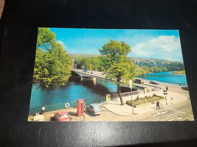 Queen's Bridge, River Tay & Telefonzelle, Perthshire