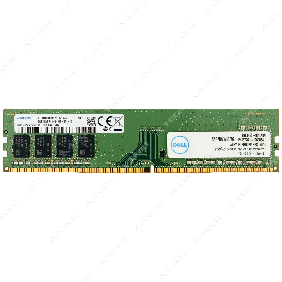 Dell PC4-19200 (DDR4-2400) Bus Speed DDR4 SDRAM Memory (RAM) for