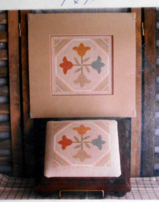 Vtg Something Different BOUQUET WITH RIBBONS Diane Evans Cross Stitch Kit NEW