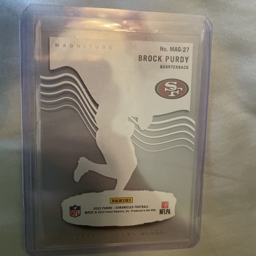 2022 Panini Chronicles - Magnitude #MAG-27 Brock Purdy (RC) - Picture 2 of 2