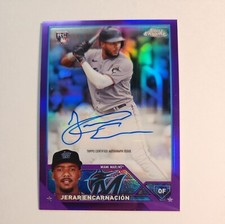 2023 Topps Chrome Update RC Purple boarder Jerar Encarnacion Auto AC-JE #074/250