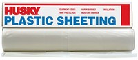 Husky Cf0420-50c 4 Ml Tyco Polyethylene Opaque Plastic Sheeting, 20' X 50', Blac on sale Husky Cf0420-50c 4 Ml Tyco Polyethylene Opaque Plastic Sheeting, 20' X 50', Blac on sale